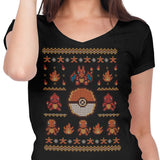 Fire Trainer Sweater - Women's V-Neck