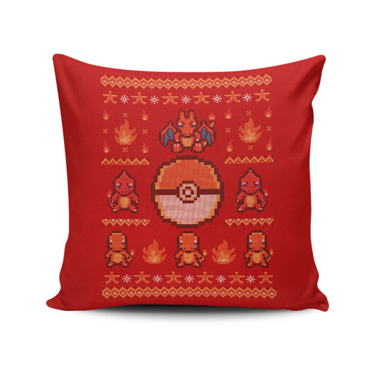 Fire Trainer Sweater - Throw Pillow