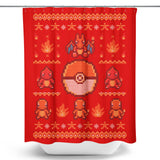 Fire Trainer Sweater - Shower Curtain