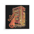 Fire Vending Machine - Canvas Print