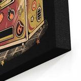Fire Vending Machine - Canvas Print