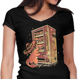 Fire Vending Machine - Women's V-Neck