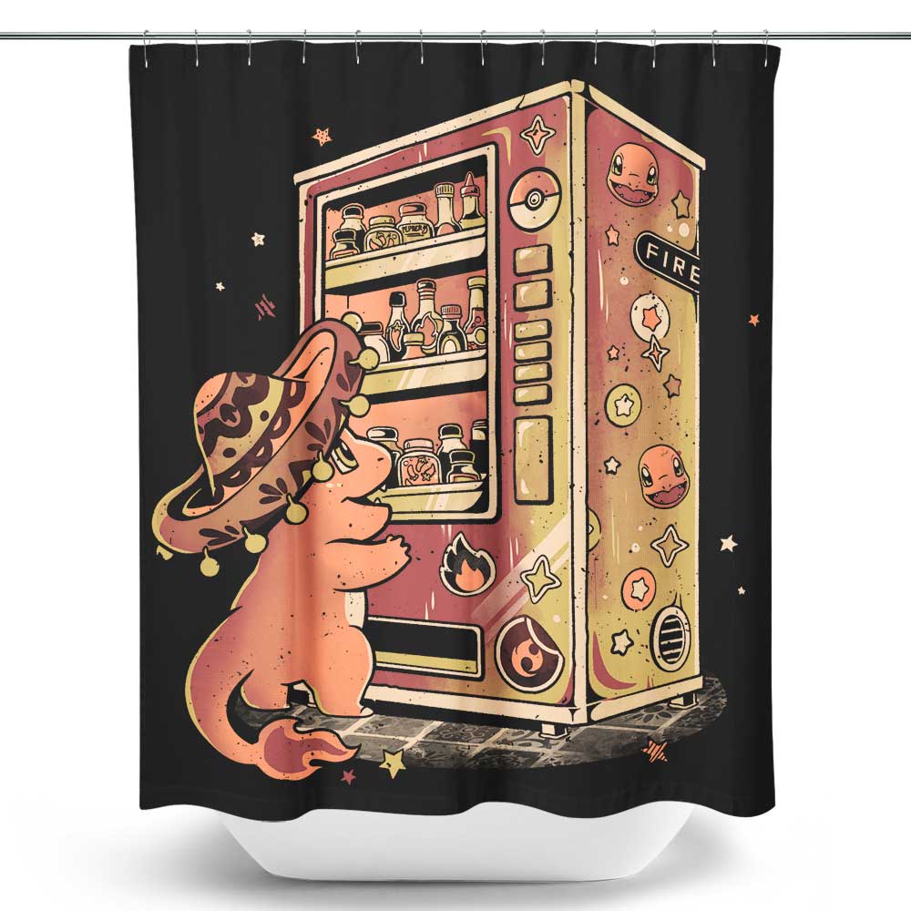 Fire Vending Machine - Shower Curtain