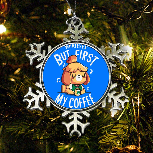 First My Coffee - Ornament