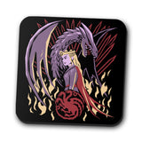 Flame of the Realm - Coasters