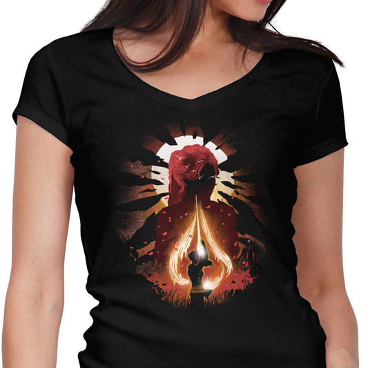 Flamebound - Women's V-Neck