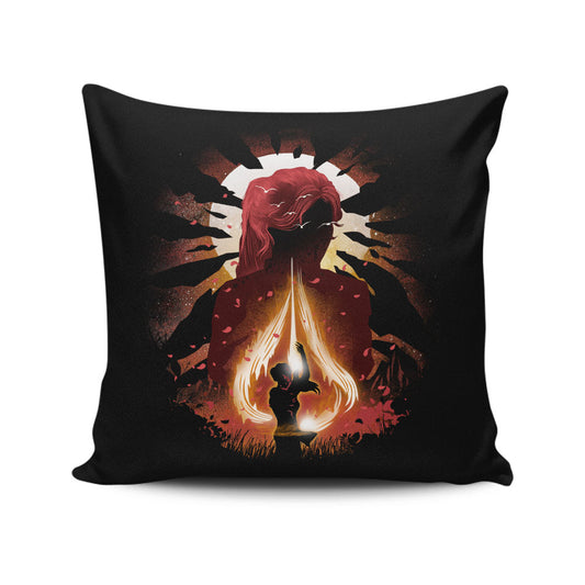 Flamebound - Throw Pillow