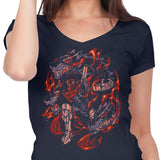 Flames of Cerberus - Women's V-Neck