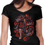 Flames of Cerberus - Women's V-Neck