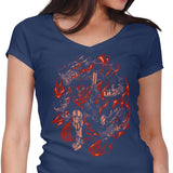Flames of Cerberus - Women's V-Neck