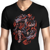 Flames of Cerberus - Men's V-Neck