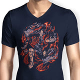 Flames of Cerberus - Men's V-Neck