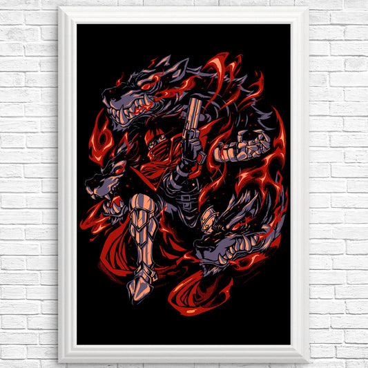 Flames of Cerberus - Posters & Prints
