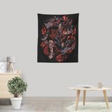 Flames of Cerberus - Wall Tapestry