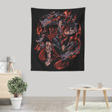 Flames of Cerberus - Wall Tapestry