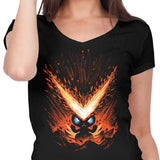Flames of Victory - Women's V-Neck