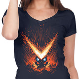 Flames of Victory - Women's V-Neck