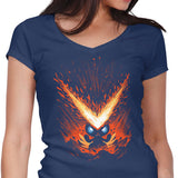 Flames of Victory - Women's V-Neck