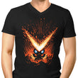 Flames of Victory - Men's V-Neck