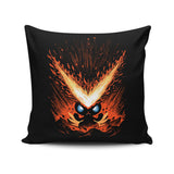 Flames of Victory - Throw Pillow