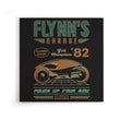 Flynn's Garage - Canvas Print