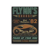 Flynn's Garage - Canvas Print