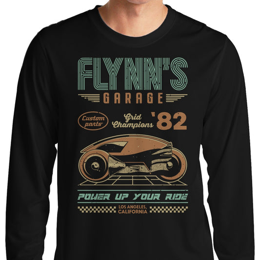 Flynn's Garage - Long Sleeve T-Shirt