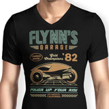 Flynn's Garage - Men's V-Neck