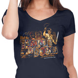For Fortune and Glory - Women's V-Neck