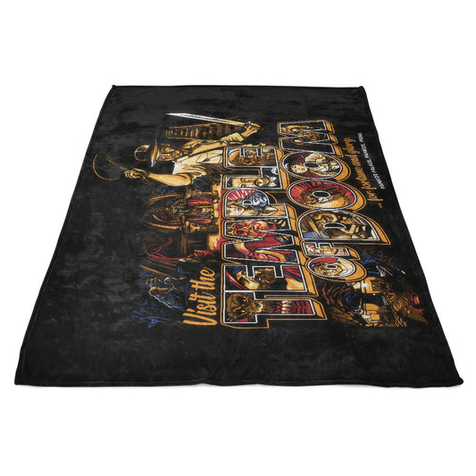 For Fortune and Glory - Fleece Blanket