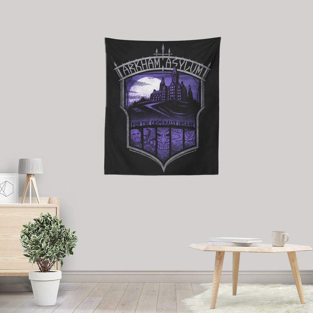 For the Criminally Insane - Wall Tapestry