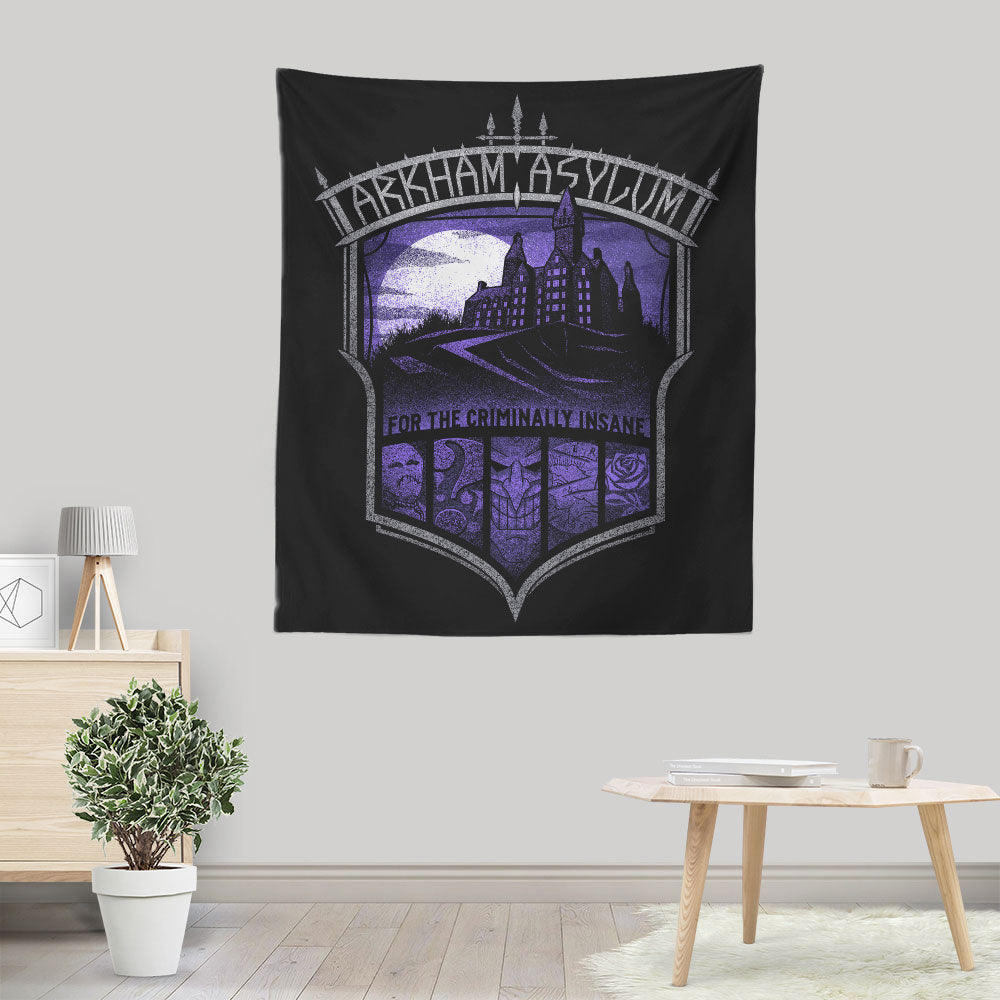 For the Criminally Insane - Wall Tapestry