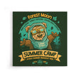 Forest Moon Summer Camp - Canvas Print