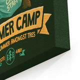 Forest Moon Summer Camp - Canvas Print