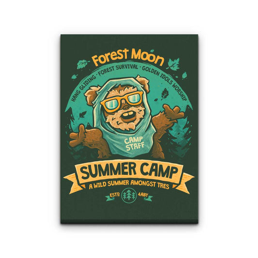 Forest Moon Summer Camp - Canvas Print