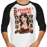 Freaky Comics - 3/4 Sleeve Raglan T-Shirt