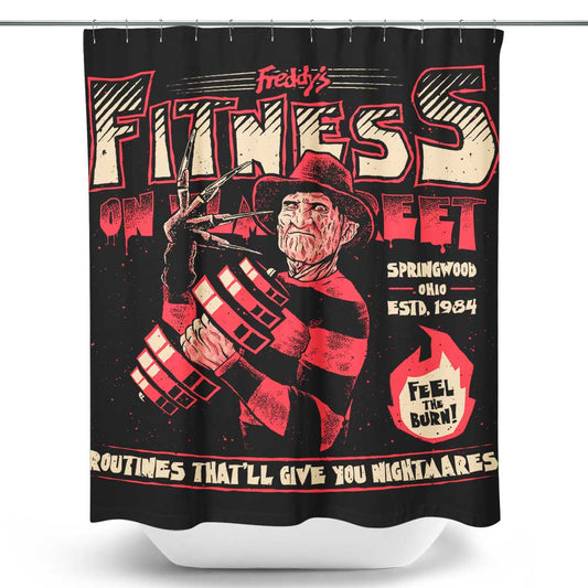 Freddy's Fitness - Shower Curtain