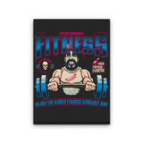 Fried Chicken and Exercise - Canvas Print