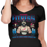 Fried Chicken and Exercise - Women's V-Neck