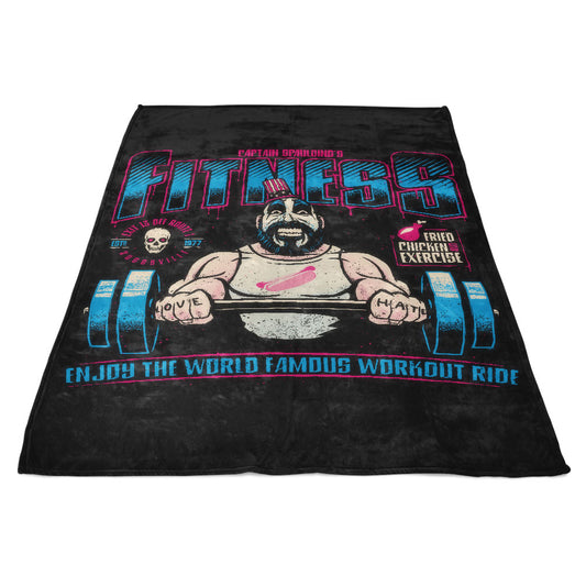 Fried Chicken and Exercise - Fleece Blanket