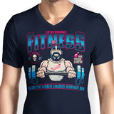 Fried Chicken and Exercise - Men's V-Neck