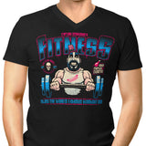 Fried Chicken and Exercise - Men's V-Neck