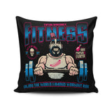Fried Chicken and Exercise - Throw Pillow