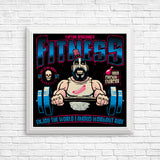 Fried Chicken and Exercise - Posters & Prints