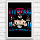 Fried Chicken and Exercise - Posters & Prints