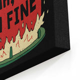 Frog is Fine - Canvas Print