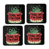Frog is Fine - Coasters