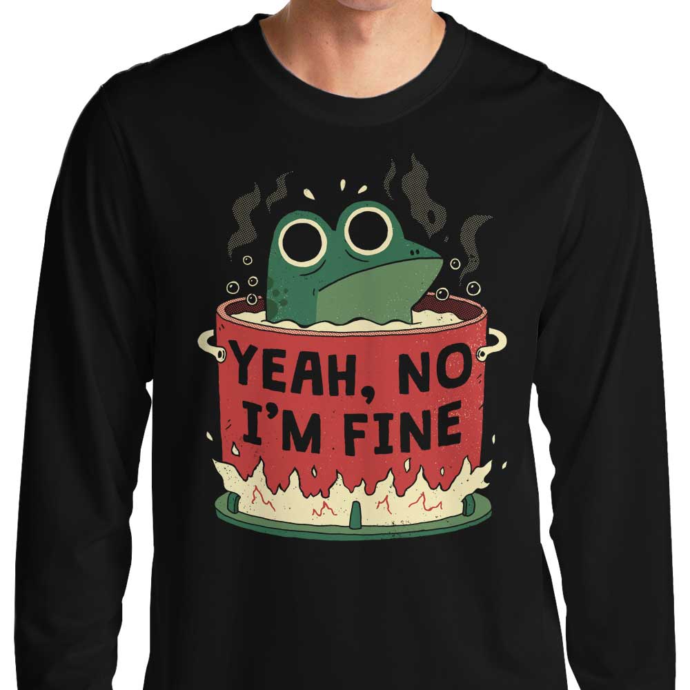 Frog is Fine - Long Sleeve T-Shirt