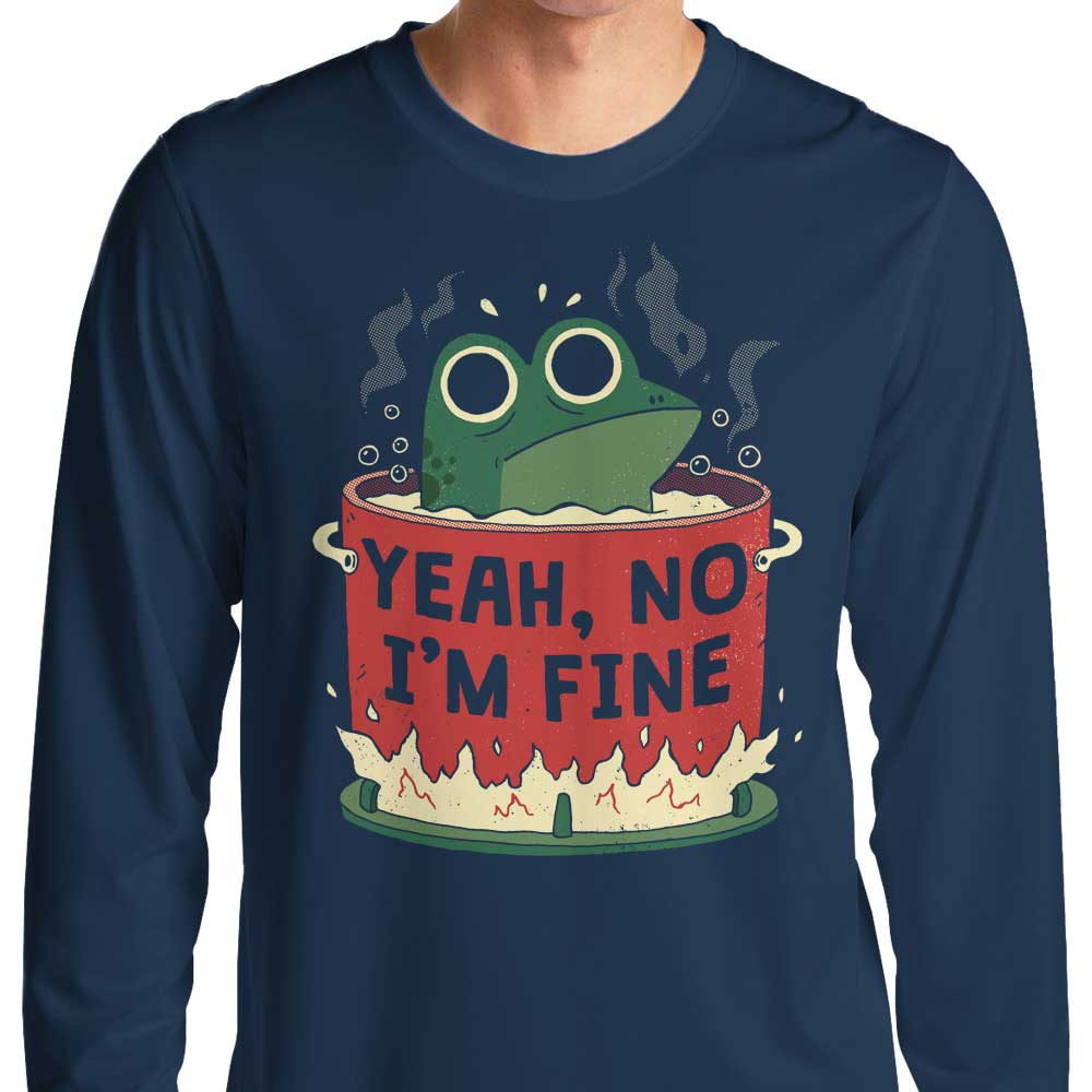 Frog is Fine - Long Sleeve T-Shirt
