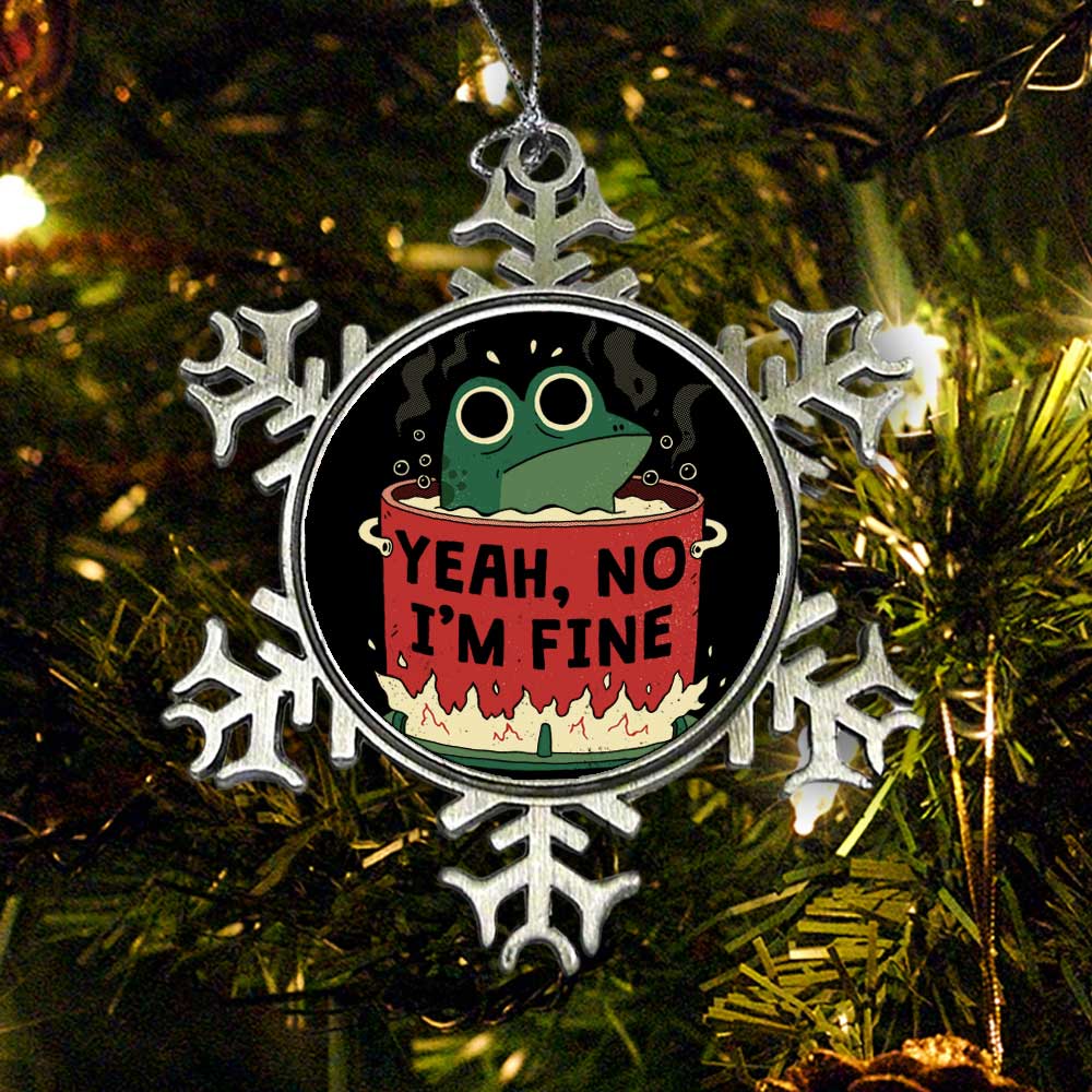 Frog is Fine - Ornament